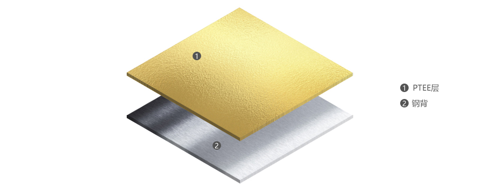 金屬背襯粘接襯套材料組織